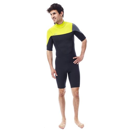 Jobe Perth Shorty 3/2mm Wetsuit Men Yellow 2024 - 303617151 zoom - JOBE