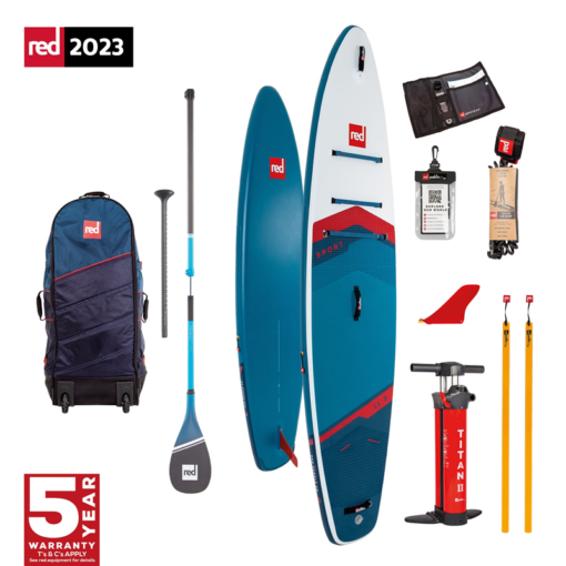 Red Paddle Package - 11.3 Sport HT 2024 - SPORT 11 3 HYBRID CARBON BLUE - Red Paddle