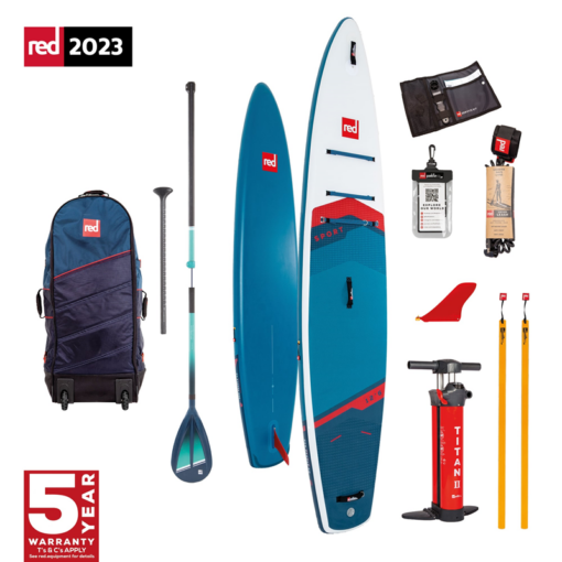 Red Paddle Package - 12.6 Sport+ HT 2024 - SPORT 12 6 CRUISER TOUGH BLUE - Red Paddle