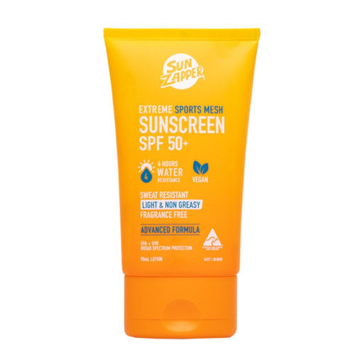 Clear Zinc Sun Screen Lotion Ultra SPF50+ (100ml) - Extreme SPORTS MESH Lotion 90mL 1000px square - Sun Zapper